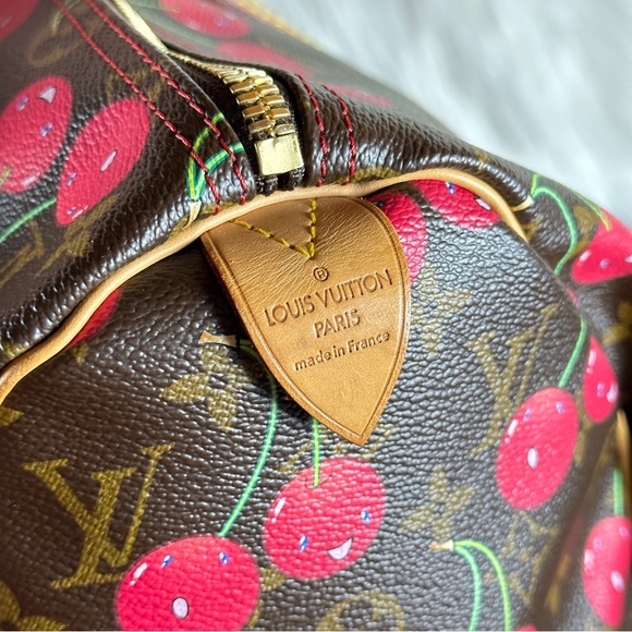 Louis Vuitton Monogram Takashi Murakami Cherry Keepall 45 - Picture 14 of 16